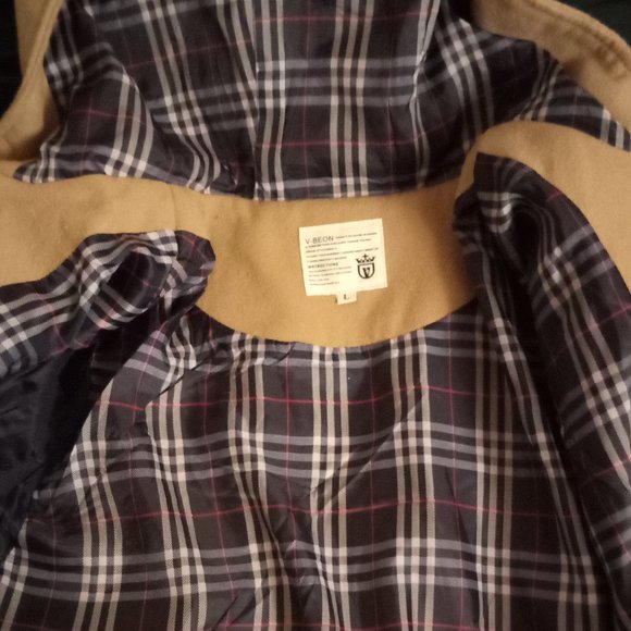 V-beon Tan Toggle Coat - Picture 4 of 6